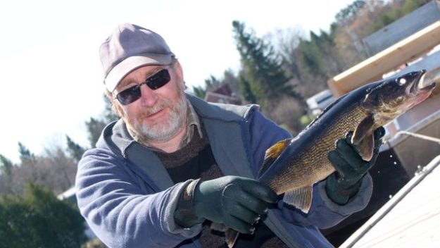 ACHP Member Holding Walleye