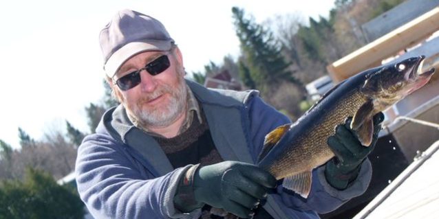 ACHP Member Holding Walleye ACHP Member Holding Walleye
